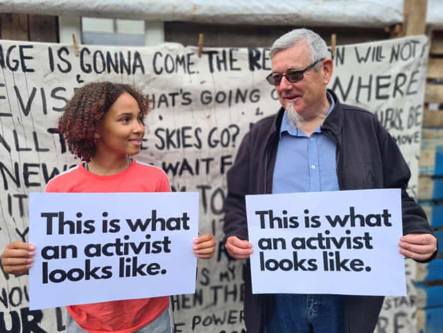 Sam Mountfield (left) and Tony Openshaw joined forces on Greater Manchester Older People’s Network’s This Is What an Activist Looks Like campaign.