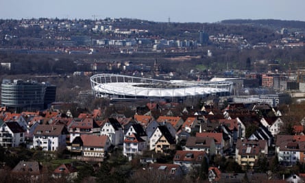 A general view of the Stuttgart Arena.