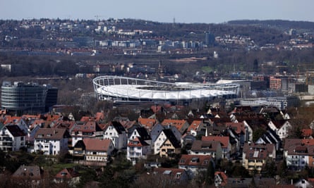 A general view of the Stuttgart Arena.