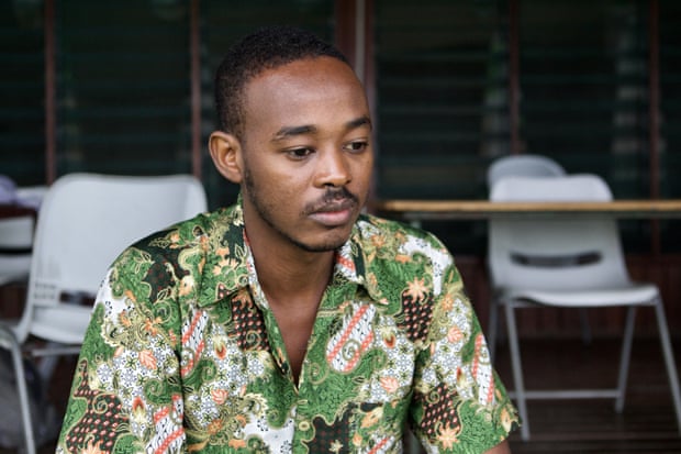 Sudanese refugee Omar Jack is among the fewer than 200 refugee men remaining on Manus Island.