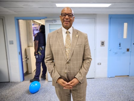 Watching Game 1 of the 2026 NBA finals between the New York Knicks and San Antonio Spurs on Rikers Island, East Elmhurst, New York, on 3 June 2026.