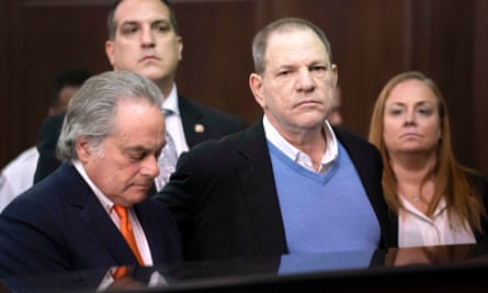 Weinstein in court in a clip from Untouchable: The Rise and Fall of Harvey Weinstein.