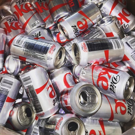 Cans of Diet Coke