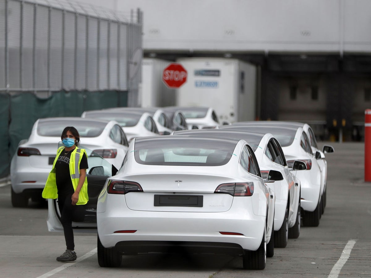 Tesla workers' unemployment may be suspended if they don't return, emails show | Tesla | The Guardian