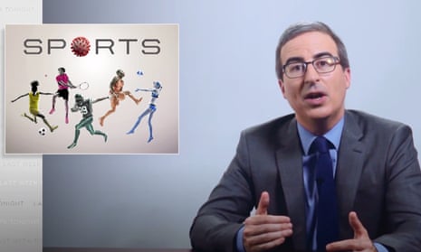 John Oliver on potential plans to restart professional sports in the US: “The second you start reading the details of any plan, it automatically becomes ridiculous.”