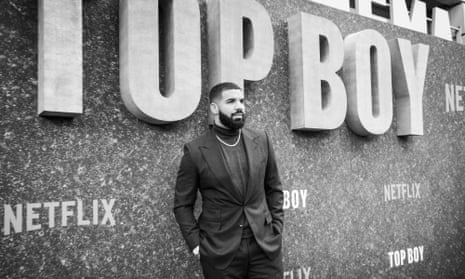 Drake at the premiere of Top Boy, 4 September.