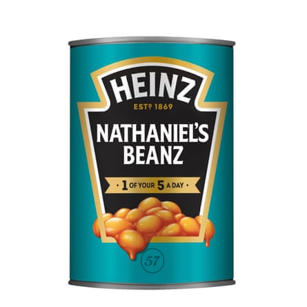 A can of Heinz Personalised Beanz