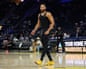 Sacramento Kings guard Ben Simmons looks on before a pre-season game against the Golden State Warriors