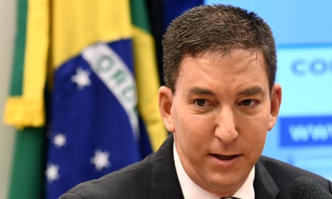 Glenn Greenwald pictured in June last year. Allies of Greenwald condemned the charges against him as an attack on the press.