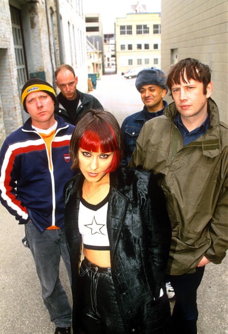 Republica with Johnny Male, right.