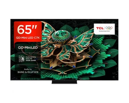 TCL C7K 65” QD-Mini LED 4K HDR Smart Google TV - 65C7K
