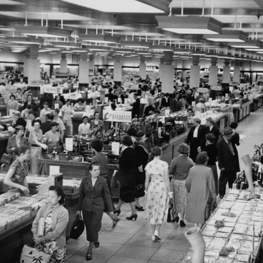 The shop floor of Marks &amp; Spencer’s Oxford Street branch, 10 September 1955