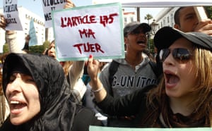 Protest in Morocco