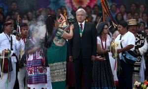 Amlo, centre, has pointed the finger at Cortes before.