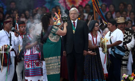 Amlo, centre, has pointed the finger at Cortes before.