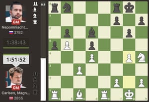 Magnus Carlsen v Ian Nepomniachtchi