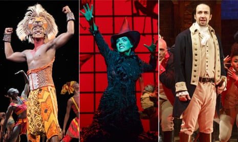 Breaking records ... The Lion King, Wicked and Hamilton.