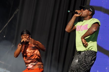 JME et Skepta, photographiés au festival Reading 2016.
