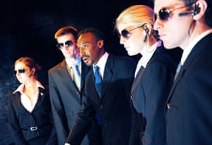 Hannah Bingham, Davis Brooks, Nolan Frederick (Balladeer), Holly Easterbrook and Anthony Delaney in Assassins at the Union Theatre in Southwark, south London