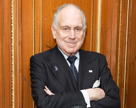 Ronald Lauder stands with his arms crossed
