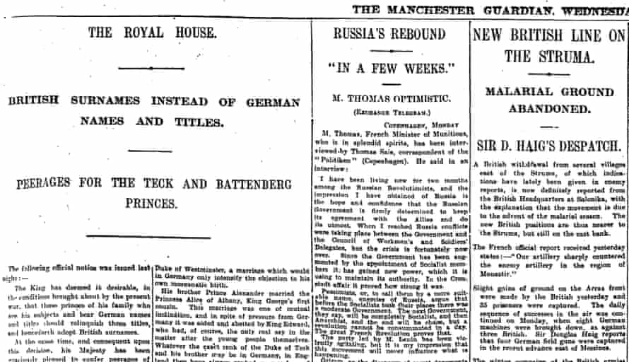 Manchester Guardian, 20 June 1917.
