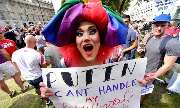Protest for LGBT rights in Russia