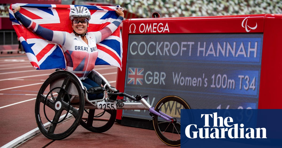 Cockroft breaks T34 100m world record to claim sixth Paralympic gold