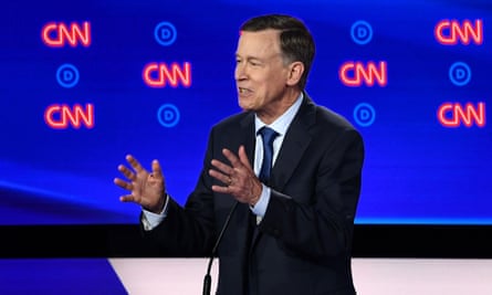 Presidential candidate John Hickenlooper said Bernie Sanders’ Medicare for All and a Green New Deal would be a ‘disaster at the ballot box’.