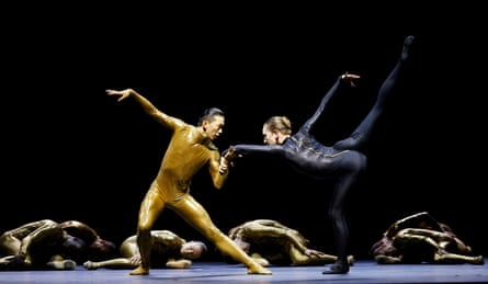 Wei Wang (left) and Jennifer Stahl in Mere Mortals.