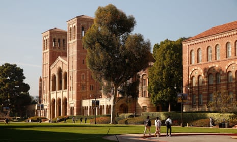 Bruin Plaza at the University of California, Los Angeles.