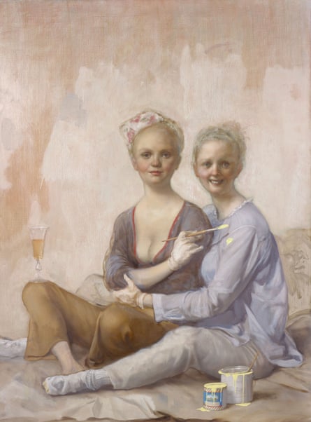 Happy House Painters by John Currin.