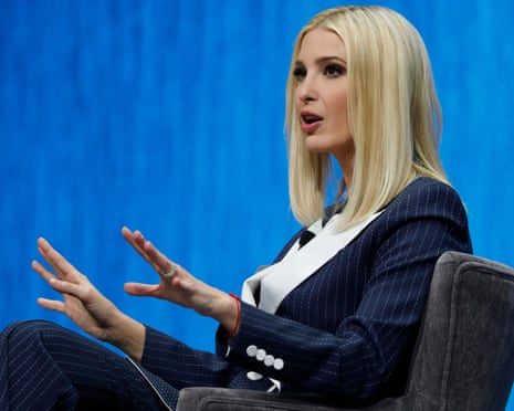 Ivanka Trump speaks in a keynote address during the 2020 CES in Las Vegas, Nevada, 7 January 2020.