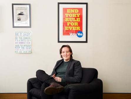 Mhairi Black in her office in Portucllis House, London.