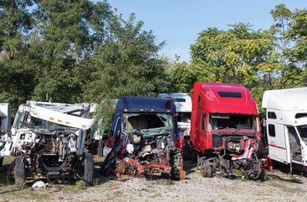 Truck graveyard