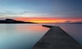 ‘Sunrise at West Kirby Marine Lake.’