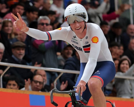 Tarling and Charlton grab GB's first golds at Track World Championships | Cycling | The Guardian