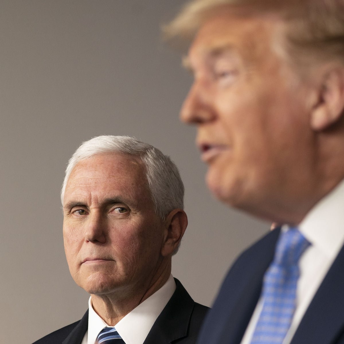 Strangely Competent Mike Pence Finds His 9 11 Moment In Coronavirus Crisis Us News The Guardian