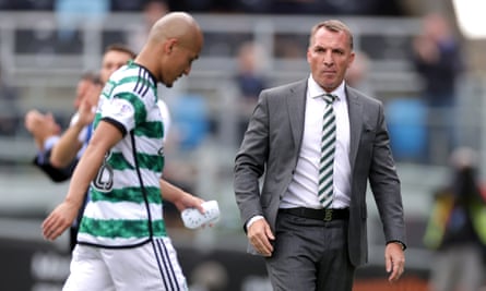 Brendan Rodgers suffered his first Cup defeat as Celtic manager.
