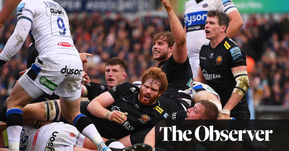Keast and Hogg lead Exeter to win over Bath to boost top-four hopes