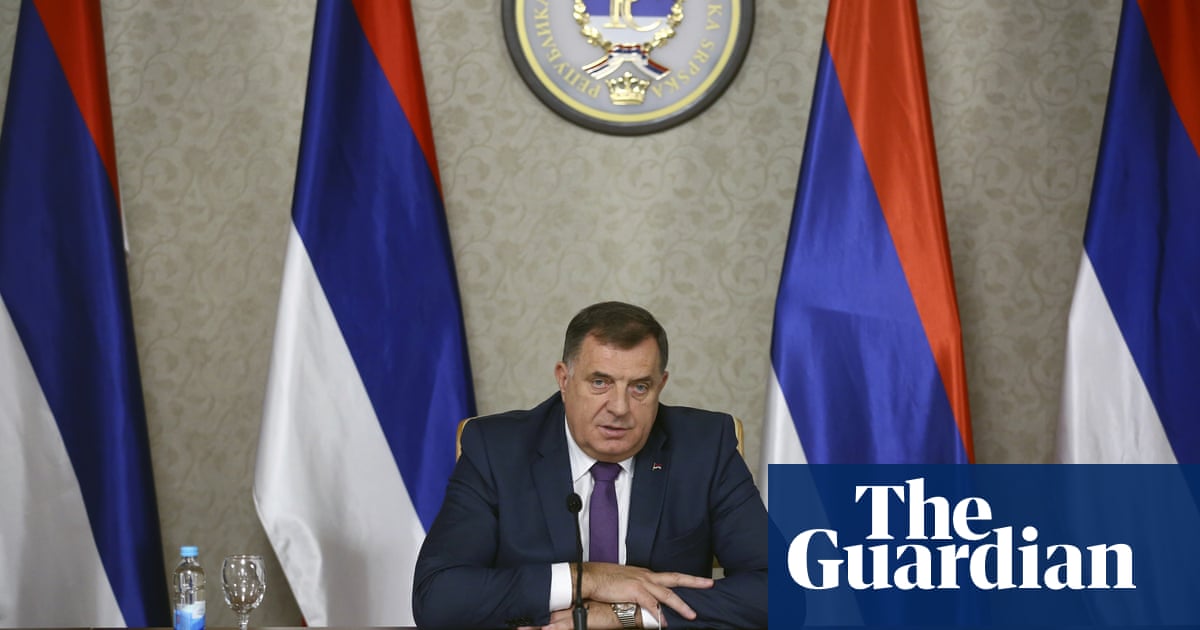 US sanctions Bosnian Serb leader Milorad Dodik for ‘destabilizing activities’