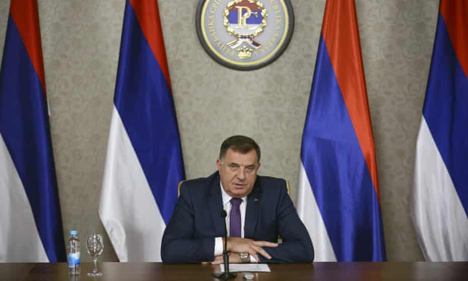 Milorad Dodik  in November 2021.