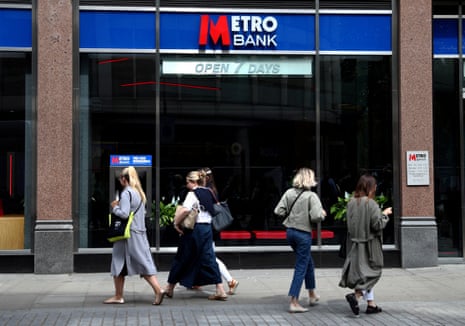A Metro Bank in London.