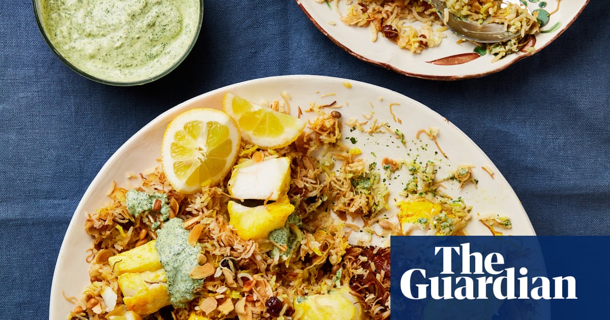 Fruity fish pilaf and Moroccan chicken traybake: Ravinder Bhogal's ways with dried fruit recipes