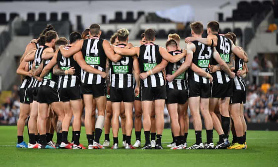 Collingwood players say they will ‘confront the history of our club in order to learn, heal and determine how best to walk forward together’.