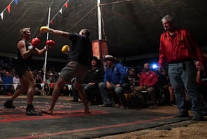 A boxing match in Queensland, Australia