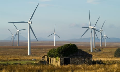 Causeymire wind farm in Scotland