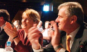 Jenny Macklin with Simon Crean in 2002.