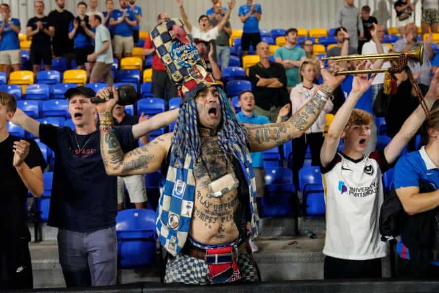 John Anthony Portsmouth Football Club Westwood has the opening lyrics to the Pompey Chimes tattooed on his stomach.