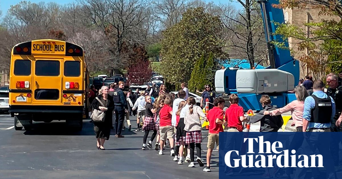 Three children and three adults killed in Nashville elementary school shooting