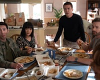 Justin Berfield, Emy Coligado, Frankie Muniz and Christopher Masterson in Malcolm in the Middle: Life’s Still Unfair.